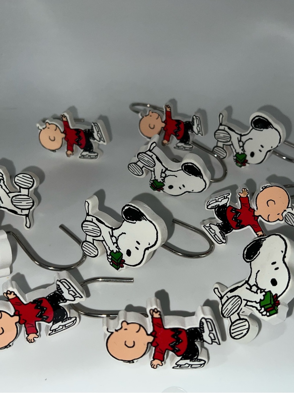 Peanuts Charlie Brown & Snoopy Shower Curtain Hooks